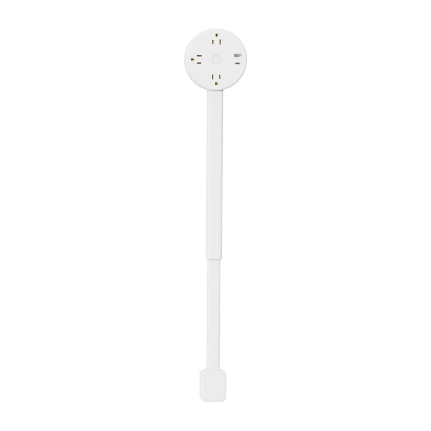 New Electrical Wall Plug Rotates Electrical Outlet Extender Adjustable Length Power Outlets Extender Power Socket for NightStand
