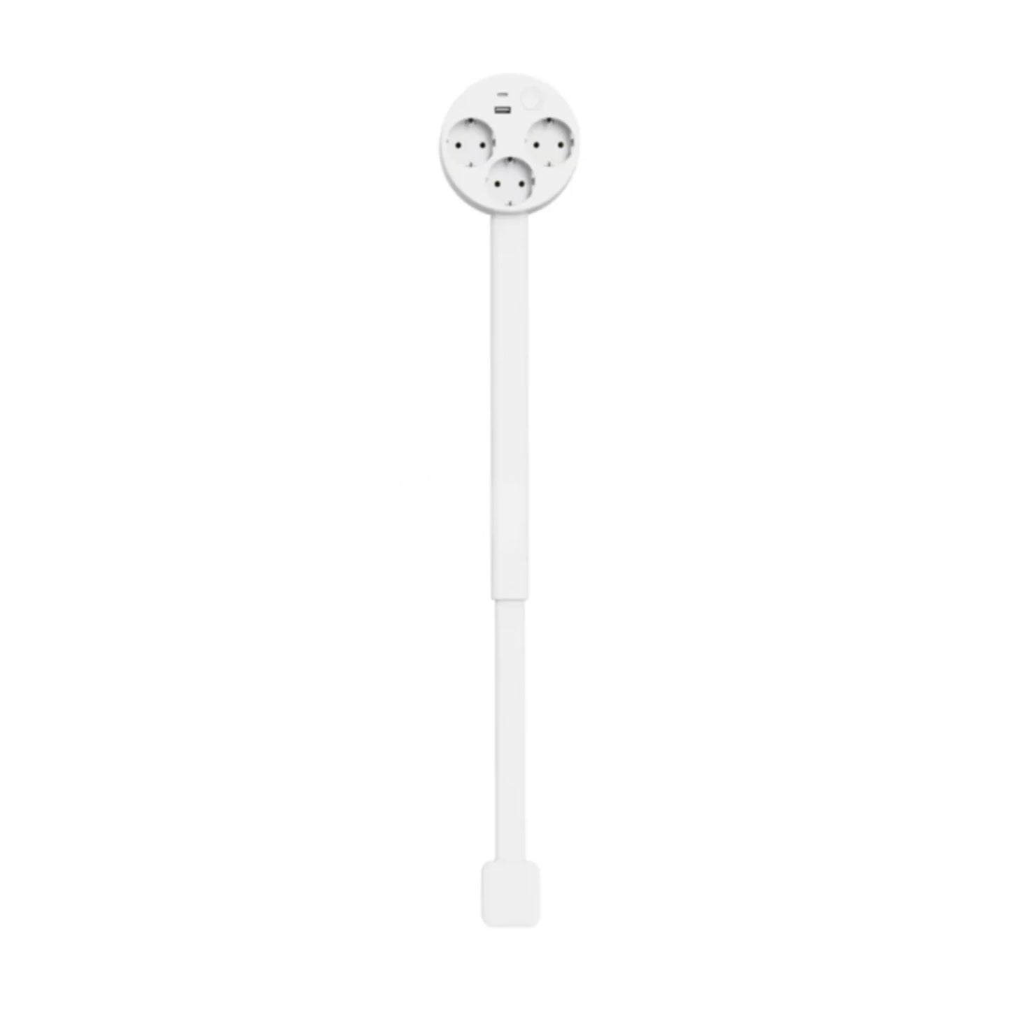 New Electrical Wall Plug Rotates Electrical Outlet Extender Adjustable Length Power Outlets Extender Power Socket for NightStand