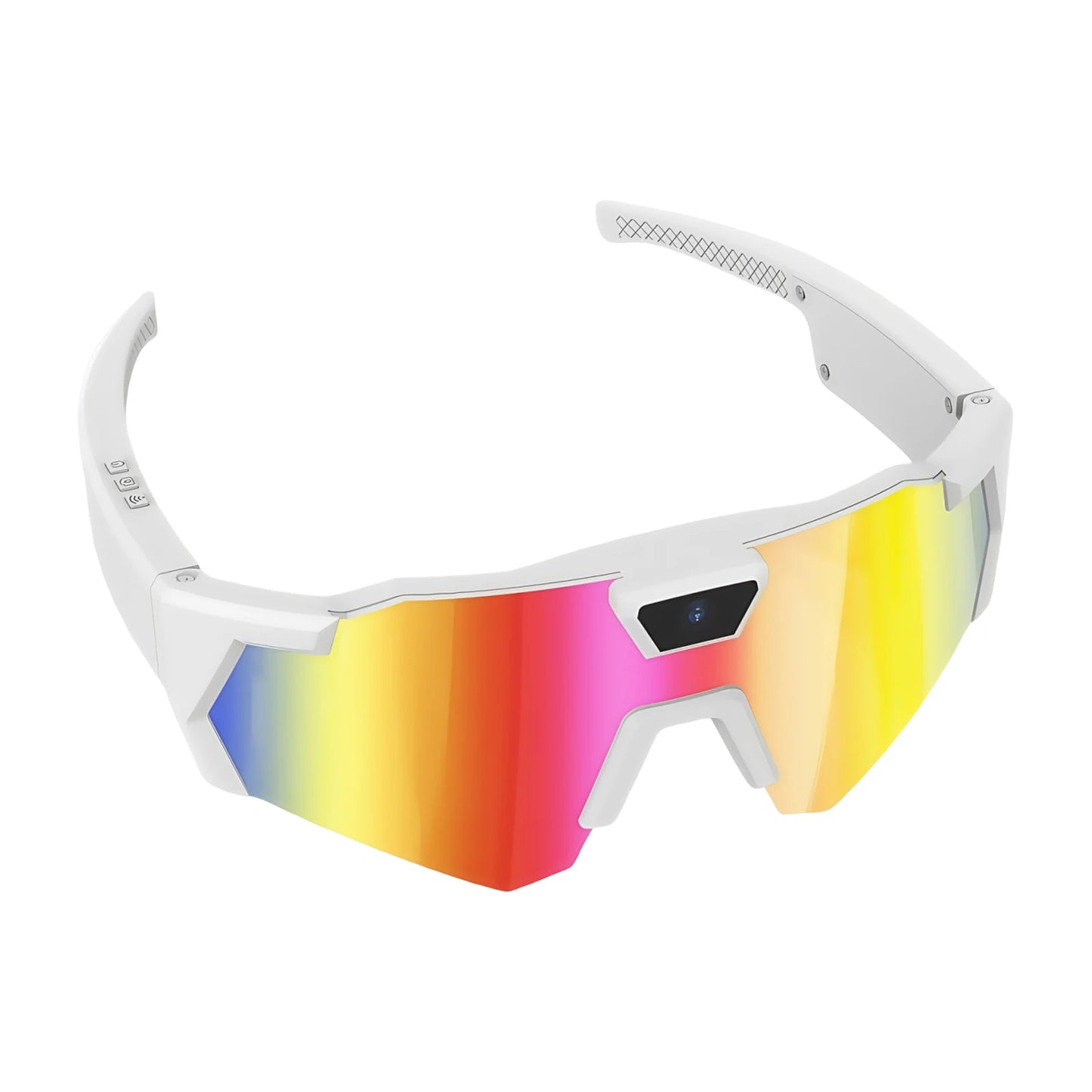 4K HD 1080P POV Sports Glasses with Camera 16GB Action Sunglasses Video Recording Glasses for Outdoor Activity Cycling Hiking