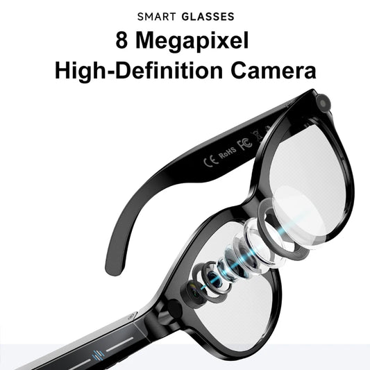 Xiaomi Smart AI Glasses True 800W Video Camera Multifunctional AI Translation Meeting Minutes Music Control Wifi Transmission