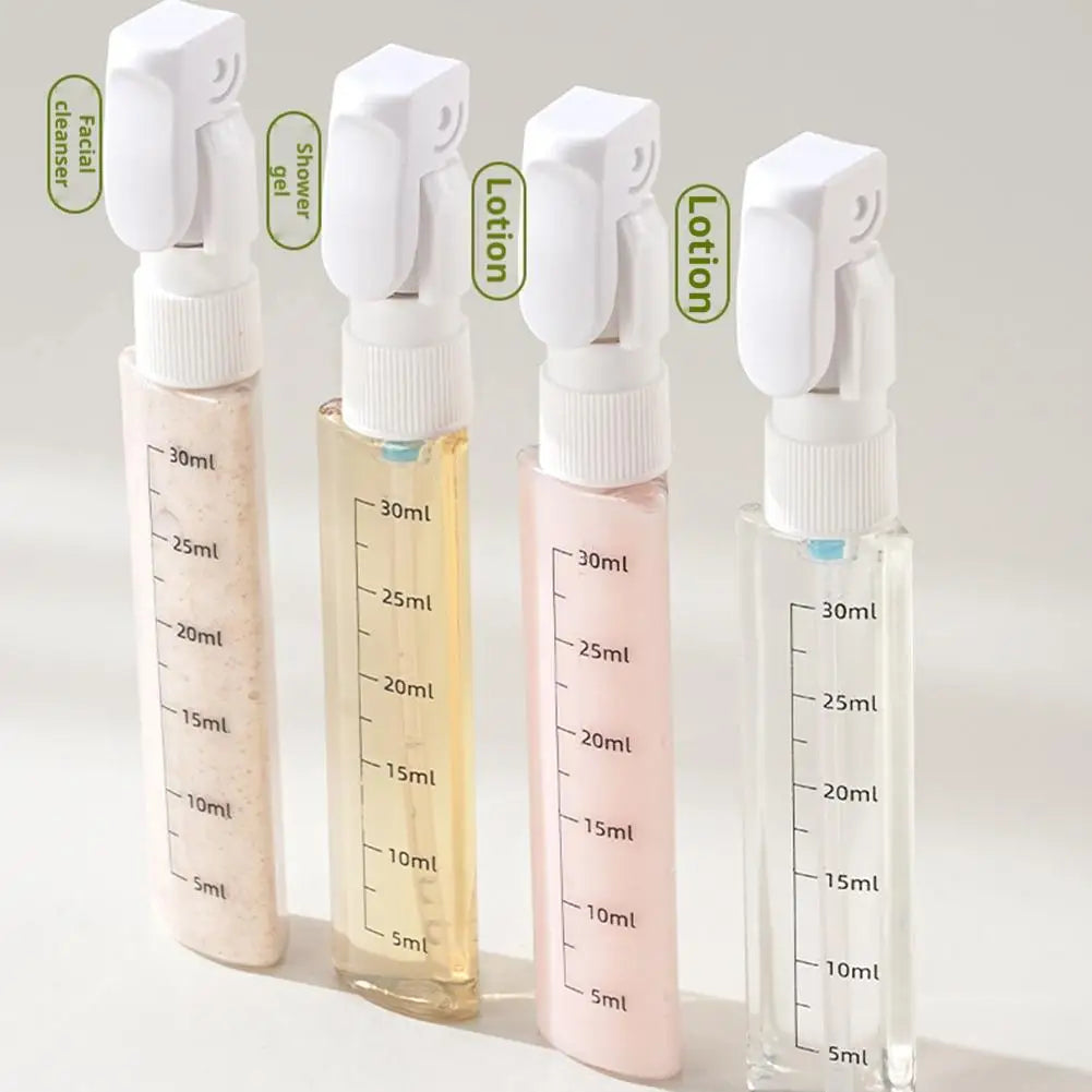 4In1 Travel Dispenser Portable Travel Bottles Leak Proof Leakproof Travel Container For Perfume Shampoo Conditioner Lotion